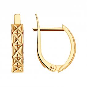 Золотые серьги МАГНАТ МА 011814 МА 011814 фото